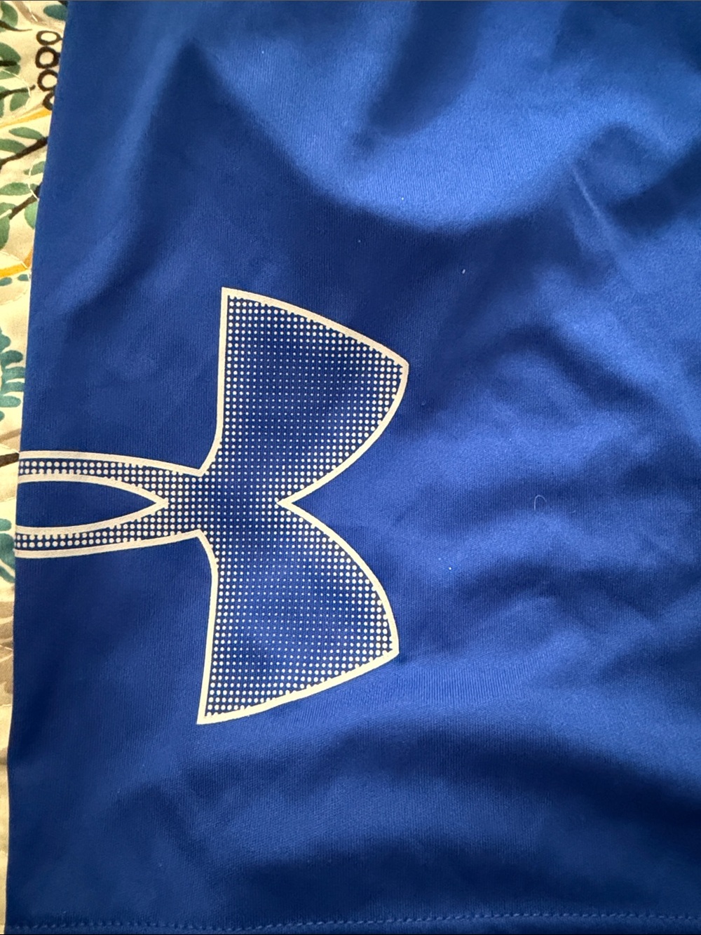 NWT Under Armour Men’s Royal Blue Athletic Shorts with White Logo